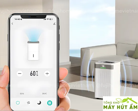 máy hút ẩm fujihome dh20nw