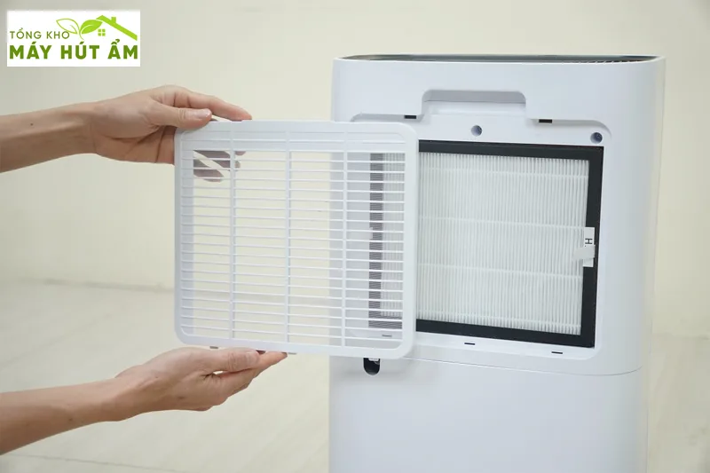 máy hút ẩm fujihome dh25w-hepa