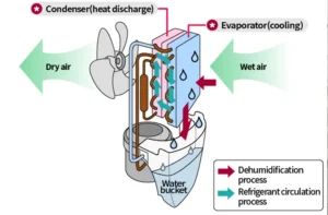 Tất tần tật về cấu tạo và nguyên lý hoạt động của máy hút ẩm