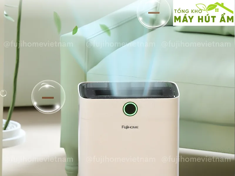 máy hút ẩm fujihome dh18w-hepa