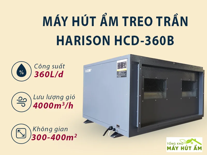 máy hút ẩm Harison HCD-360b