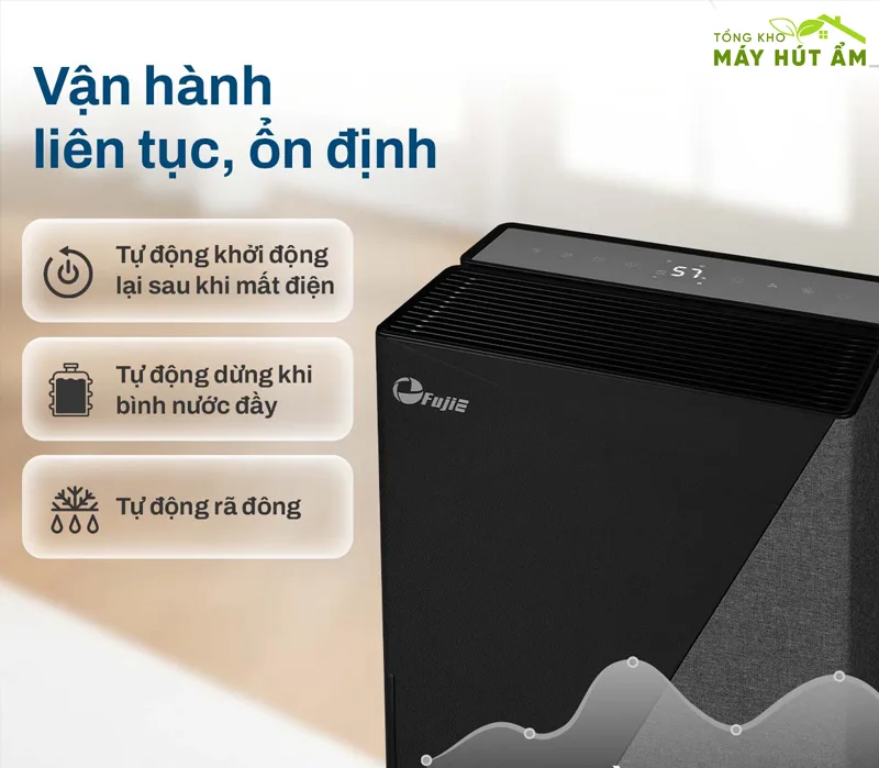 máy hút ẩm fujie hm-930ed