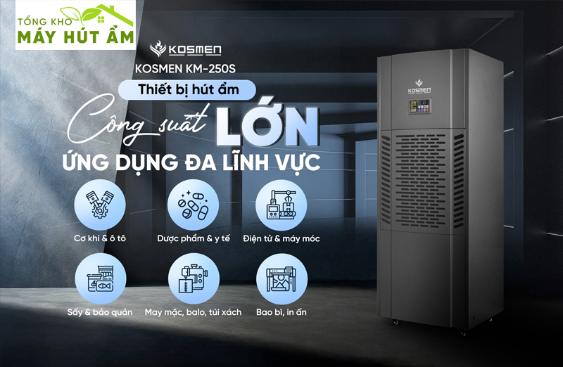 máy hút ẩm công nghiệp kosmen km-250s