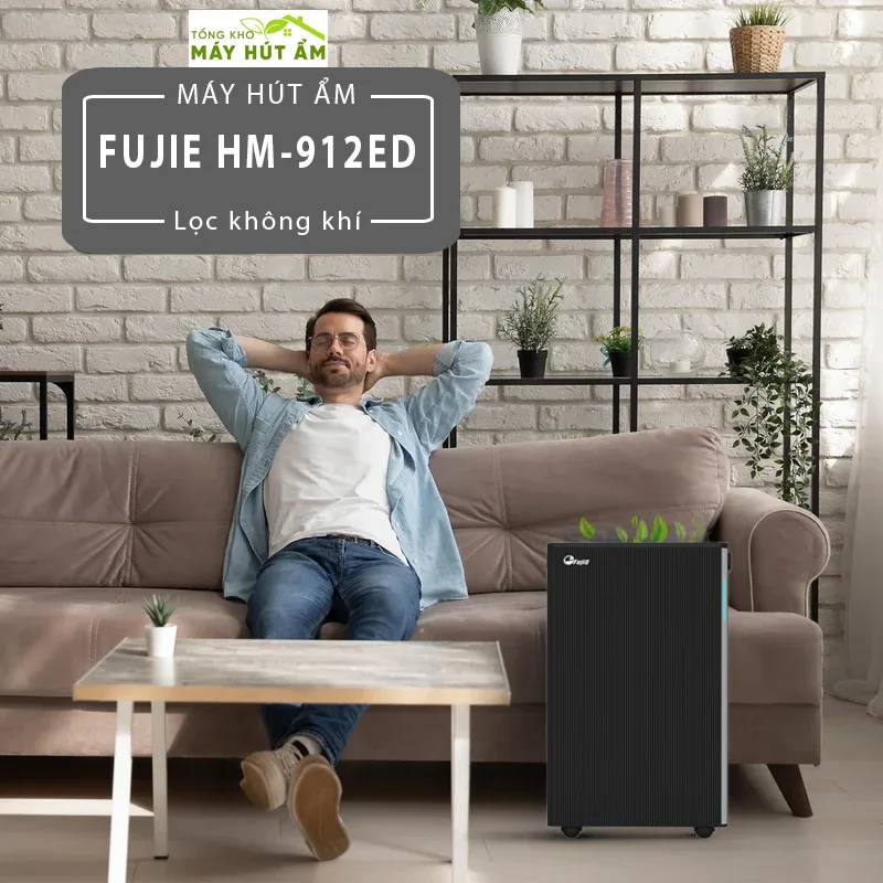 máy hút ẩm fujie hm-912ed