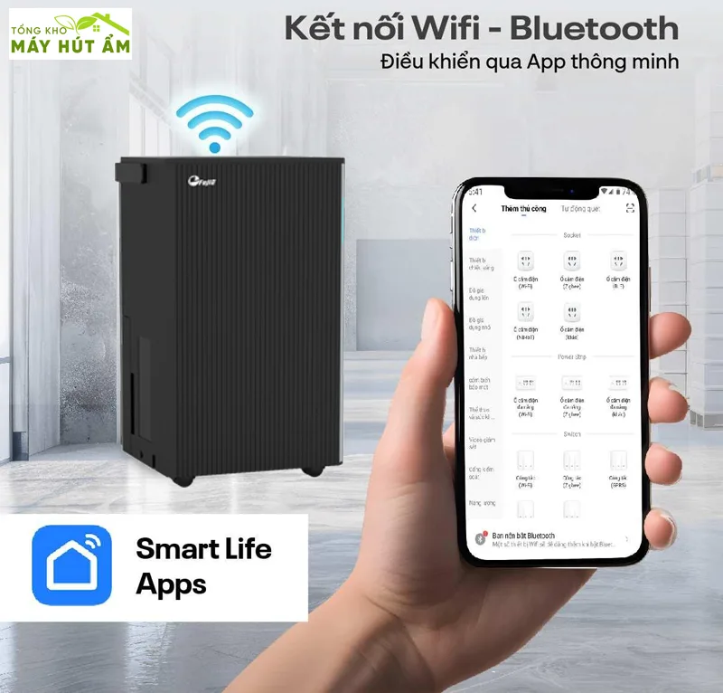 máy hút ẩm fujie hm-912ed