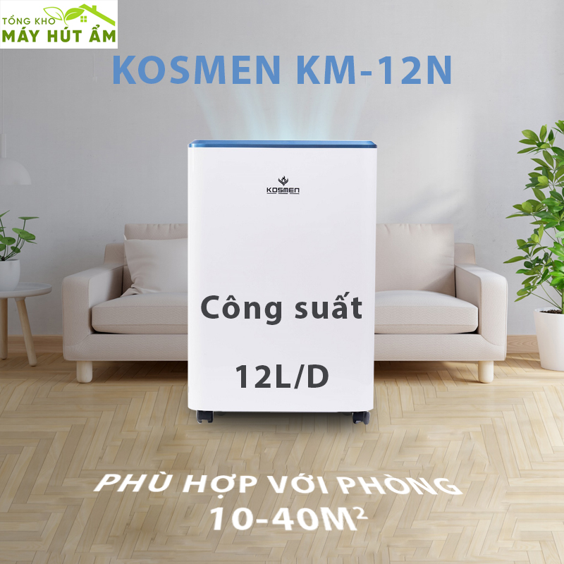 Máy hút ẩm - Tổng kho máy hút ẩm máy hút ẩm kosmen km-12n