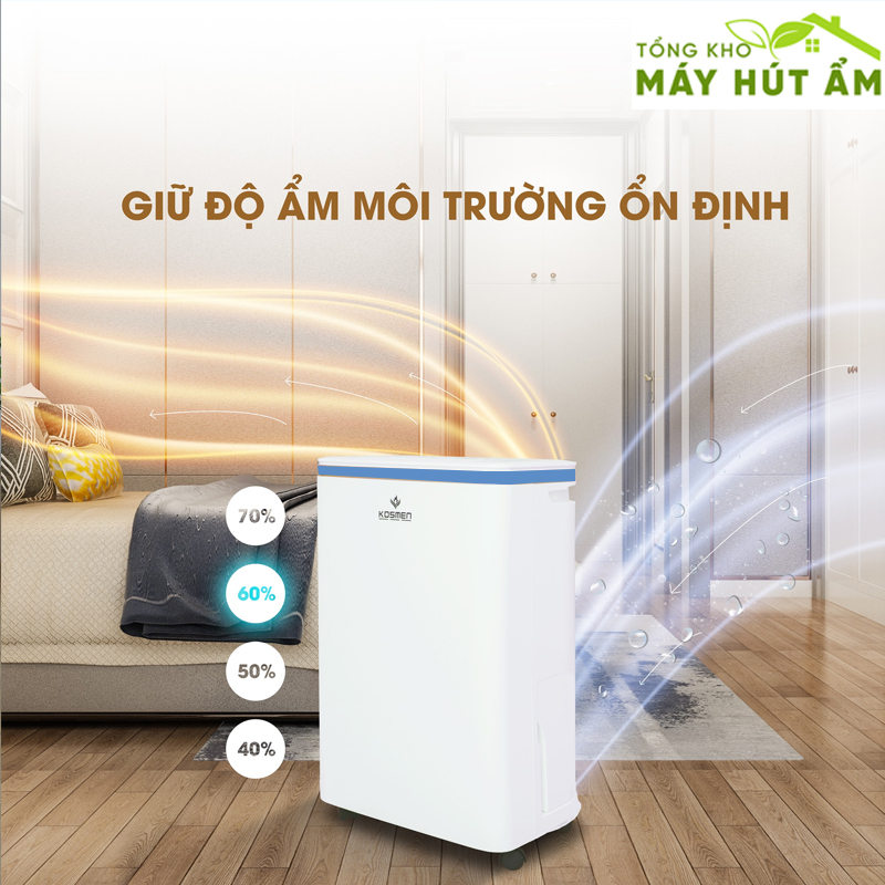 Máy hút ẩm - Tổng kho máy hút ẩm máy hút ẩm kosmen km-12n