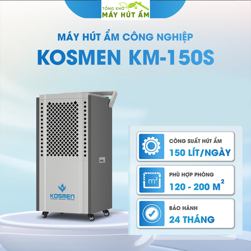 máy hút ẩm công nghiệp kosmen km-150s