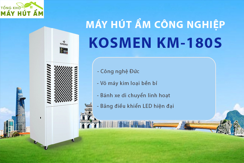 máy hút ẩm kosmen km-180s
