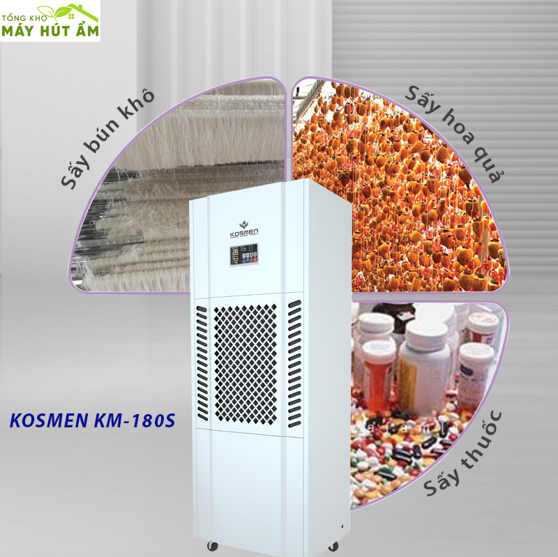 máy hút ẩm kosmen km-180s