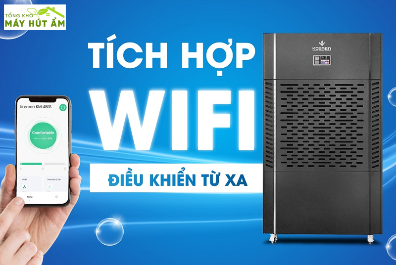 Máy hút ẩm - Tổng kho máy hút ẩm máy hút ẩm công nghiệp kosmen km-480s