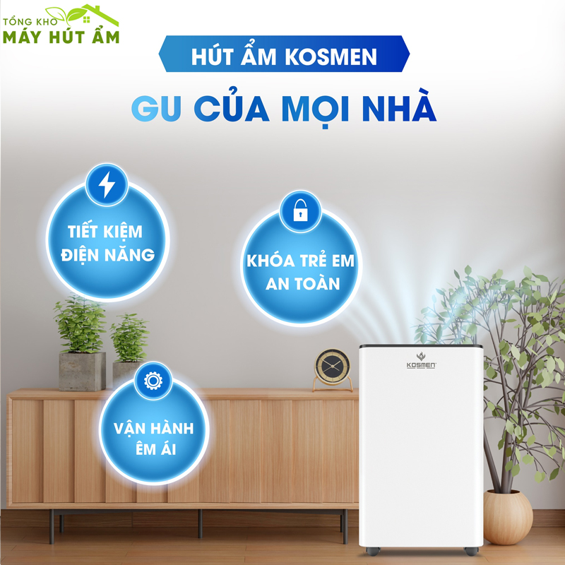 máy hút ẩm kosmen km-60s