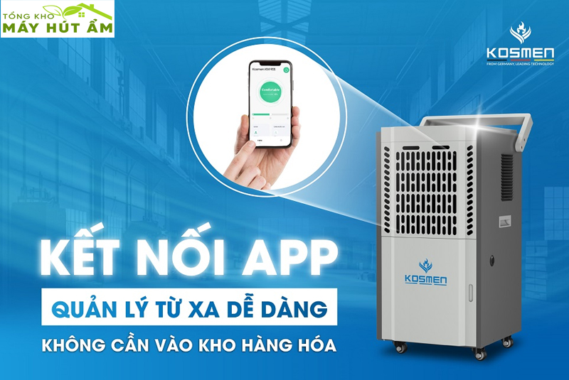 Máy hút ẩm - Tổng kho máy hút ẩm MÁY HÚT ẨM KOSMEN KM-90S