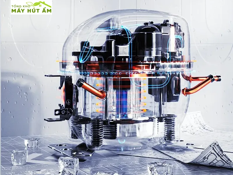 Máy hút ẩm - Tổng kho máy hút ẩm máy hút ẩm treo trần kosmen km-96e