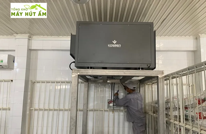 máy hút ẩm treo trần kosmen km-480ds