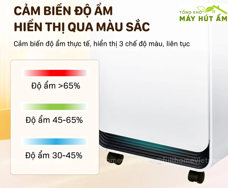 máy hút ẩm fujihome dh10