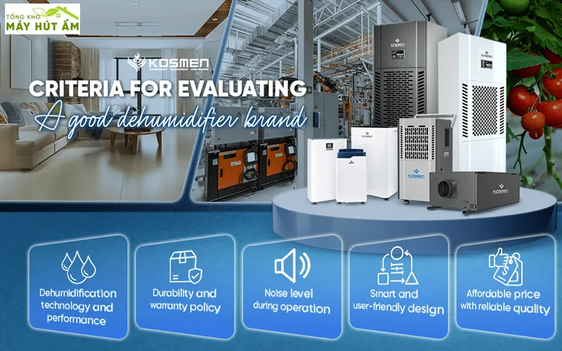 Máy hút ẩm - Tổng kho máy hút ẩm Máy hút ẩm kosmen